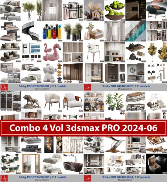 Combo 4 Vol 3dsmax PRO 2024-006-